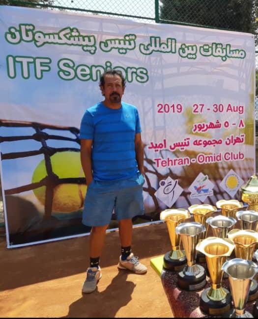 کسب مقام اول تنیس پیشکستوان توسط حسین حیدری
