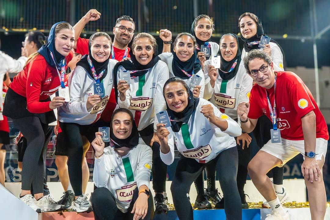 کیمیا مناجاتی به همراه تیم ملی پدل نایب قهرمان آسیا شد